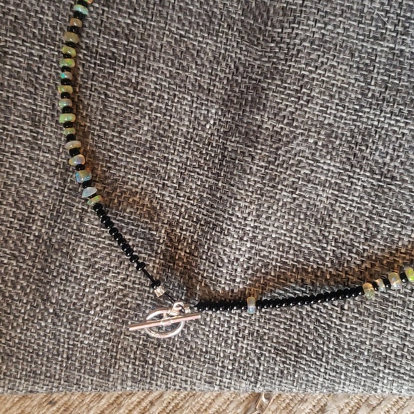 Aaa natural Ethiopian opal /925 and Herkimer diamond - Picture 6 of 8